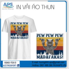 In vải áo thun - In Vải Kỹ Thuật Số APS - Công Ty TNHH In Công Nghệ Số APS